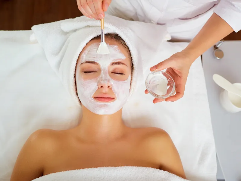 facial treatment process